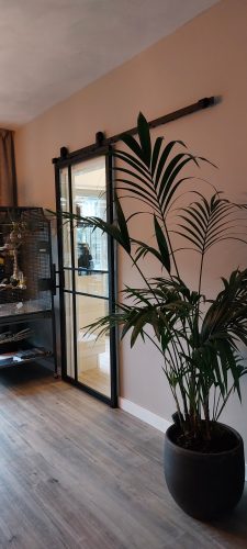 Stalen schuifdeur Luxury (HELDER GLAS) + Systeem photo review