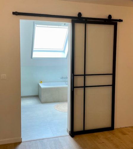 Stalen schuifdeur Luxury (HELDER GLAS) + Systeem photo review